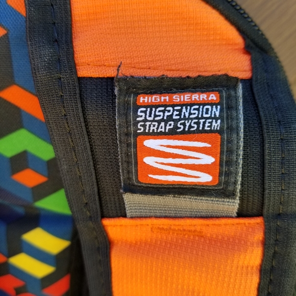 High Sierra Back Suspension Strap Tech Spot Backpack - Picture 12 of 15